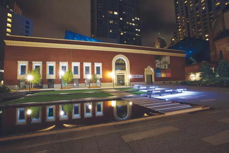 Contemporary Jewish Museum at night